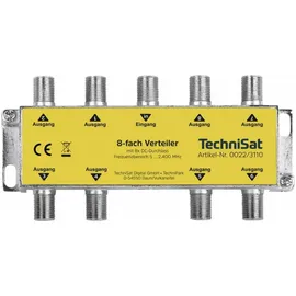 TechniSat 8-Wege Verteiler 8x DC-Durchlass o.Diode (0022/3110)