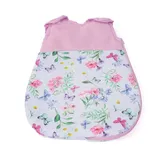 Bayer Chic 2000 794-53 Puppen Schlafsack für Babypuppen, Flowers, rosa