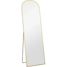 Homcom Ganzkörperspiegel 170 x 50 cm Gold