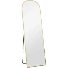 Homcom Ganzkörperspiegel 170 x 50 cm Gold