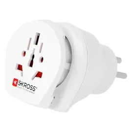 SKROSS Adapter 100-250 V Weiß