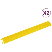 vidaXL Kabelbrücken 2 Stk. 98,5 Cm Gelb Vidaxl