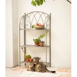 Dehner Regal Luca 115,5 x 29 x 58 cm Grau