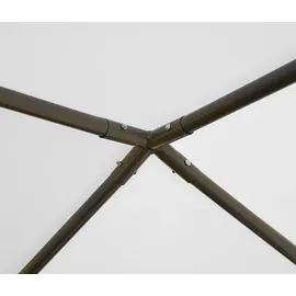 ShelterLogic Faltpavillon 3,17 x 3,17 m inkl. 4 Seitenteile Beige/Grau