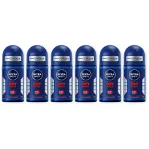 NIVEA Dry Impact Deo Roll-On 6 x 50 ml
