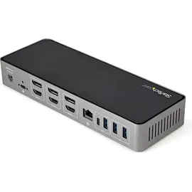 Startech StarTech.com USB-C USB-A Dock - Hybrid Universal Triple Monitor Laptop Docking Station DP & HDMI 4K 60 Hz - 85W PD, GbE DK31C3HDPDUE