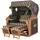 Mr. Deko Strandkorb Komplettset - bene living - Borkum XL Teak - PE grau - Modell 506 - inkl. Liftersystem