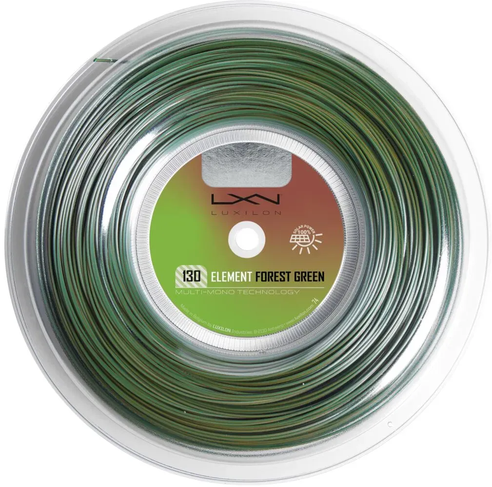 Wilson Tennissaiten Element Forest Green, 1,30 mm, 200 Meter - grün / ONE SIZE