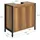 SoBuy Waschbeckenunterschrank Badschrank Waschtisch Unterschrank Badmöbel Vintage BHT ca: 60x60x30cm