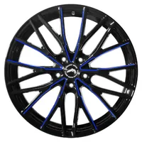 Barracuda Project 3.0 black gloss flashblue 8.5x18 ET42 5x120 72,6,