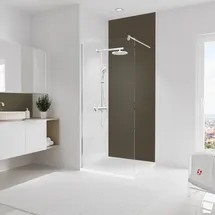 Schulte Duschrückwand Taupe