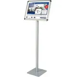 Franken Infoständer silber DIN A4 28,0 x 28,0 x 72,5 cm, 1 St.