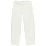 Comma, Barrel-Leg-Denim Weiß 36