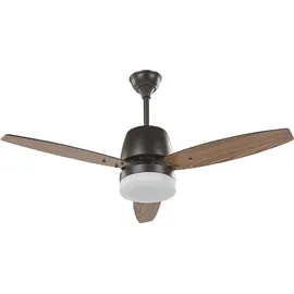 Beliani Deckenventilator mit Licht MLAVA