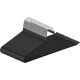 20er-pack Offene Hosenbügel Aus Metall, Platzsparend, Rutschfest Und Einfach Aufzuhängen (schwarz).