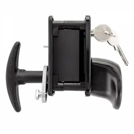 Hörmann Torgriffgarnitur komplett als Set mit Schloss PZ, TS42,5, schwarz für Sektionaltor