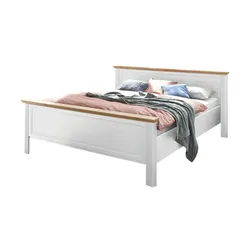 Doppelbett ¦ weiß ¦ Maße (cm): B: 205 H: 98