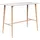 vidaXL Bartisch 120 x 60 x 105 cm Weiß