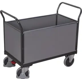 Cordes Vierwandwagen Holz RAL 7016