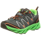 CMP Kids Altak Trail Shoes Wp 2.0 Kinder-Sportschuhe, Petrol Flash Orange, 33 EU