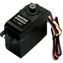 master modellbau Standard-Servo DS6020 MG Digital-Servo Getriebe-Material: Titanium Stecksystem: Uni (Graupner / JR / Futaba)