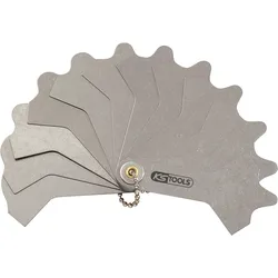 KS Tools Schweißnahtlehre, 12 Blatt, 3-12mm - 300.0619