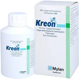 Viatris Kreon 20.000 Ph.eur.lipase Einheiten msr.Hartkaps.