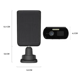 Hombli Solar Cam 2K Schwarz