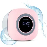 MEDION P66096 Duschradio Badradio Display Saugnapf Bluetooth 30W IPX6 pink