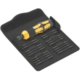 WERA Kraftform Kompakt 900 Set 1 Schlagschraubendreher-Satz 19-teilig Schwarz/gelb