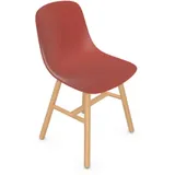 Infiniti Stuhl Pure Loop Retro Kunststoff Rot