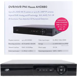 PNI NVR Überwachungssystem Rekorder AHD880