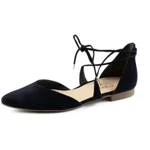 Paul Green Damen, SUPER Soft Ballerina, Frauen Riemchenballerinas,Abendschuhe,Slip-ons,Riemchen,knöchelriemchen,Ballerinen,(BLAU),39 EU / 6 UK
