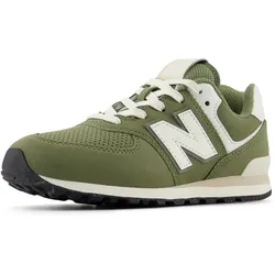Sneaker NEW BALANCE "574", Gr. 40, grün (schwarz olivine), Synthetik, sportlich, Schuhe