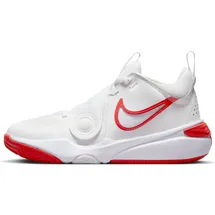 Nike Team Hustle D 11 Basketballschuhe Kinder 102 summit white/track red-white 36.5