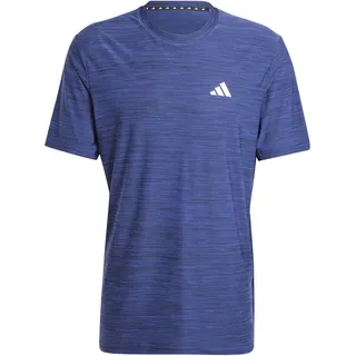 Adidas Herren Train Essentials Stretch Training Tee, Dark Blue/Black/White, S