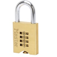 Master Lock 651EURD KOMBINATIONSVORHM-DNGESCHLOSS 50MM VOLLMESSING BM-GEL 32MM
