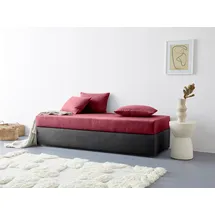 MAINTAL Polsterliege Diana 83 x 203 cm rot/schwarz