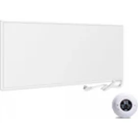 Umbrella UMBRELLA® F450 Infrarot Wandheizung 450W mit TH20 Thermostat [Funk] – flaches Carbon Crystal Heizpaneel – elektrische Infrarotheizung zur Wand... - Weiß