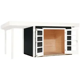Weka Designhaus 126 A 4,42 x 3,01 m anthrazit inkl. Anbau