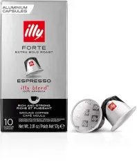 100 Kaffeekapseln ILLY FORTE kompatibel NESPRESSO