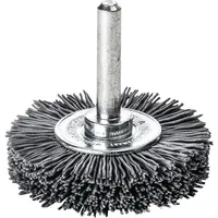 Lessmann Rundbürste D.50mm Schaft 6mm SiC Schleifborsten K.120 10mm