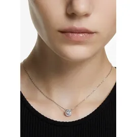 Swarovski Una Anhänger Kette mit Kristallen Silber