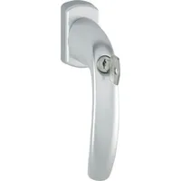 HOPPE Fenstergriff NY 0810S/U10 Alu.F9016 35mm abschl.