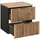 petits-meubles WASCHTISCH 60.6cm Gaia Holz in Eichenoptik und Schwarz