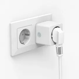 Hama WLAN-Steckdose Mini mit Verbrauchsmessung, ohne Hub, Smart-Steckdose mit Strommesssensor (176575)