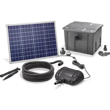esotec Solar Teichfilter Set 50/2500 Solarpumpe Außenfilter Gartenteich 101080