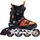 K2 Skates Jungen Inline Skates SK8 Hero BOA ALU, Black - orange, 30F0118.1.1.M