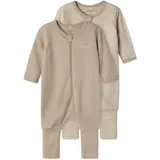 NAME IT Unisex Baby Child 2er-Pack Schlafanzug, Pure Cashmere, 104 EU