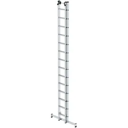PROREGAL Sprossen-Schiebeleiter 2-teilig mit nivello®-Traverse 2x16 Sprossen